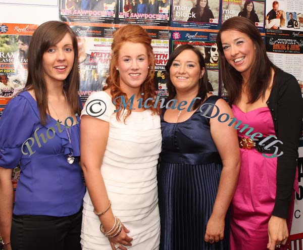 Pictured at "Keith Barry  Direct from Vegas" in the TF Royal Theatre Castlebar, from left: Linda Gibbons, Ballinrobe, Susan Prunty, Longford; Donna Rowley, Donegal Town, and Aisling McGirl, Carrick on Shannon . Photo:  Michael Donnelly
