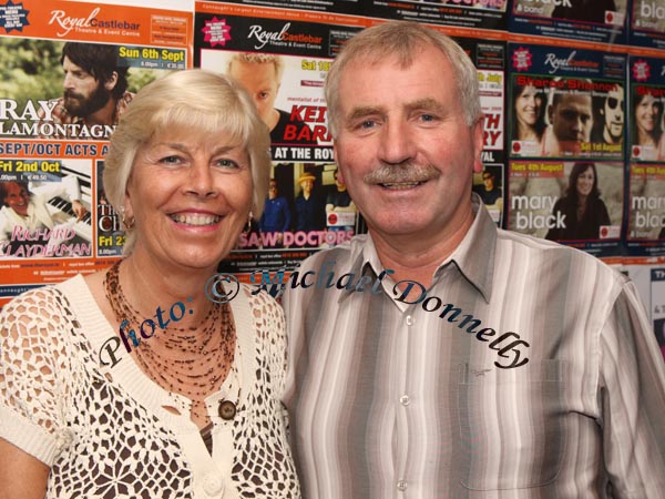 Bernie and Mattie Joe Connolly, Garrymore pictured at  Midwest Radios 20th Birthday Celebrations at the TF Royal Theatre, Castlebar. Photo:  Michael Donnelly 