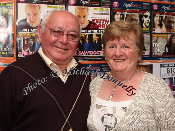 PJ and Margaret Connolly, Curry Co Sligo pictured at  Midwest Radios 20th Birthday Celebrations at the TF Royal Theatre, Castlebar. Photo:  Michael Donnelly 