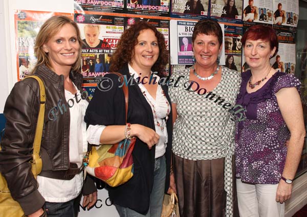 Pictured at the Midwest Radios 20th Birthday Celebrations at the TF Royal Theatre, Castlebar, from left: Teresa McCulla, Ballinasloe, Eleimar Flynn and Phyllis Lee, Headford; and Patricia Conroy. Photo:  Michael Donnelly