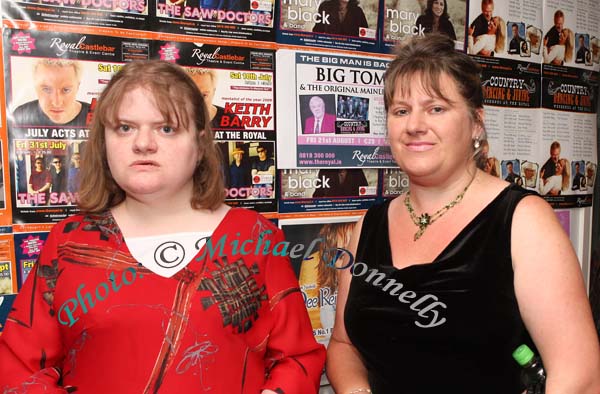 Rena O'Boyle, Ballyglass Claremorris and Mary O'Boyle, Moneen Castlebar, pictured at the Midwest Radios 20th Birthday Celebrations at the TF Royal Theatre, Castlebar.Photo:  Michael Donnelly