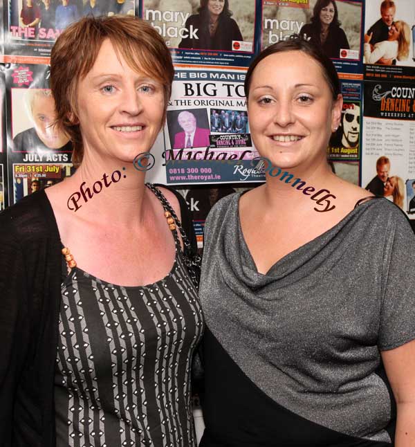 Marie and Loraine Ewing Collooney, Sligo, pictured at the Midwest Radios 20th Birthday Celebrations at the TF Royal Theatre, Castlebar. Photo:  Michael Donnelly