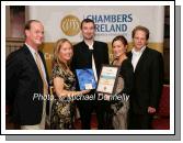 The Asgard Bar and Restaurant Westport won the Customer Service Award Leisure and Tourism Sector in the Mayo Business Awards 2006 pictured at the presentation in the Broadhaven Bay Hotel Belmullet from left: Neil Bolton, Catherine O'Grady Powers, general manager Asgard Bar and Restaurant; James Paul Meehan, Yvonne Fleming, Restaurant manager; and Mark Kilner. Photo:  Michael Donnelly