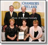 Pictured at the Mayo Business Awards presentation in Broadhaven Bay Hotel Belmullet from left: Sheila and Chris Tallott, Maureen and Sean Noone (Chamber Recognition award) and Veronica and Tom Reilly Belmullet. Photo:  Michael Donnelly